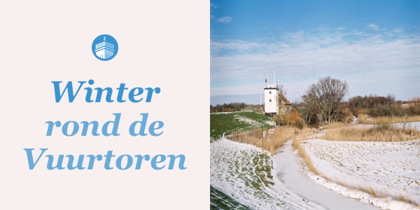 Winter ronde de vuurtoren